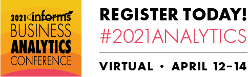 Register today for #2021Analytics | Virtual, April 12-14